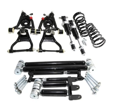 Juego de brazos de control de arrastre inferior superior CoilOver+F&R para cuerpo Chevelle A 68-72 Foto 1 de 4