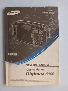Appareil photo Samsung Digimax A400 - Manuel d'utilisation - Photo 1 sur 1
