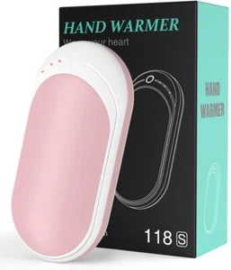 🔥🔥Hand Warmers Rechargeable, 1-Pack Hand Warmer Reusable 5200mAh (Pink)🔥🔥 - Picture 1 of 8