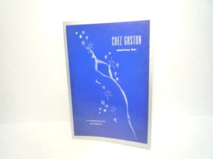 PROGRAMM CHEZ GASTON CABARET AMERICAN BAR AMSTERDAM 1950iger / 1960iger - Bild 1 von 8