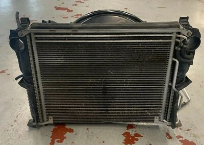 Conjunto condensador radiador ventilador refrigeración Mercedes S500 S430 2000-2001 OEM Foto 1 de 4