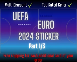 Pegatina Topps UEFA Euro 2024 - EM 24 - Pegatina individual a elegir parte 1/3 - Imagen 1 de 246