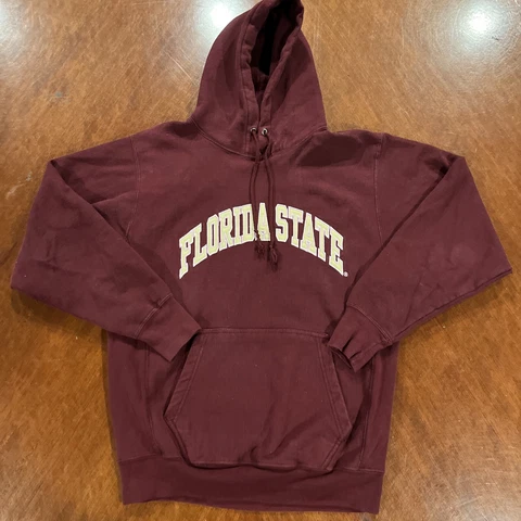 Florida State University Mens Hoodie S Steve & Barry's Outfitters Maroon Gold Cover