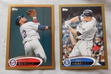 2012 Topps Gold #251-500 Baseball Card Pick one /2012