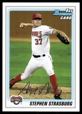 2010 Bowman #BP1 Stephen Strasburg Prospects