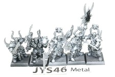 Warhammer Warriors Of Chaos Chosen With Command Metal - JYS46