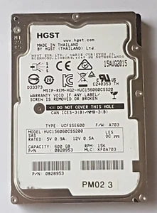 600 GB SAS HGST HUC156060CSS200 15000rpm 128MB HDD 2,5 " Internal Hard Drive - Picture 1 of 1