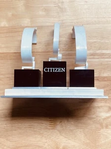 Citizen Eco Drive Watch Display Stand 3 Piece Men & Ladies Sleeves - Picture 1 of 10