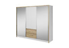 Wardrobe 250 cm Wall Closet Luxury Furniture Cabinet Bedroom Storage Modern SARA