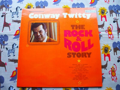 CONWAY TWITTY THE ROCK & ROLL STORY ORIGINAL CONTOUR RECORDS STEREO VINYL LP - Image 1 of 4