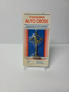 NEW Vintage Automobile Praying Hands Cross Dashboard, Dash Guardian Accessory - Picture 1 of 2