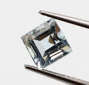 Natural Aquamarine Square Stone 1.30 Crt 6x6 mm March Birthstone Aquamarine - Picture 1 of 7