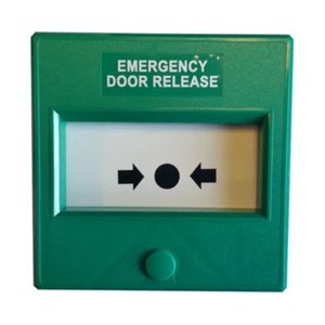 Green Single Pole Break Glass - MX54SGS - Picture 1 of 1