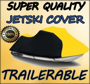 For Kawasaki Jet Ski Ultra 260LX 260X 2009-2010 PWC JetSki Cover Yellow/Bk - Picture 1 of 5