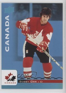 2017 Upper Deck Team Canada Juniors Blue Spectrum Bobby Orr #86 HOF