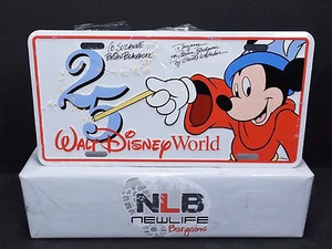 Walt Disney World 25th Anniversary License Plate Sorcerer Mickey Mouse  - Bild 1 von 7