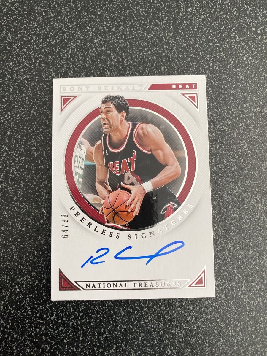 Rony Seikaly Serial Numbered Basketball Sports Trading Card Rony Seikaly Serial Numbered Basketball Sports Trading Card