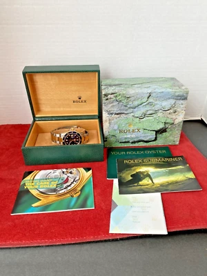 Reloj pulsera Rolex Oyster Perpetual Submariner esfera azul 40 mm 2 tonos automático Foto 1 de 4