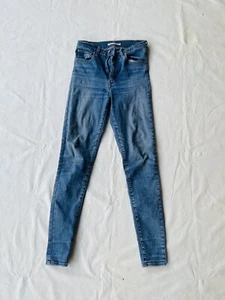 Levi's 27 Inseam 32" No Holes Women's Mile High Super Skinny Cotton Stretch - Picture 1 of 8