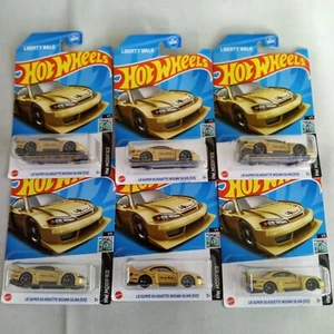 Lot Of 6 LB Super Silhouette Nissan Silvia (S15) Hot Wheels Gold - Picture 1 of 6