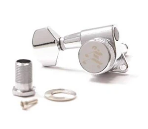 Genuine Tone Ninja 19:1 Locking Tuners, 7 String inline Treble/Lefty set, Chrome - Picture 1 of 3