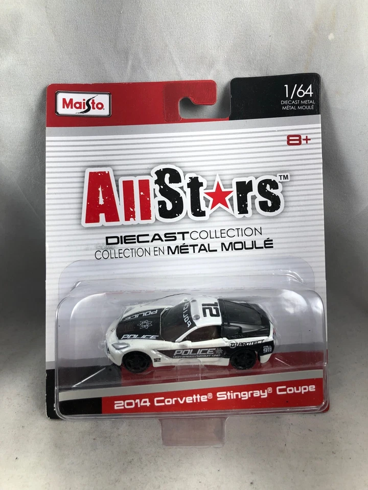 Maisto All Stars 2014 Corvette Stingray Coupe Police - Image 1 of 1