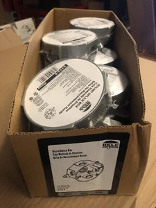 Lot of 16 - RACO 5372-0  Weatherproof Splice Boxes 4" w/ 5 - 3/4" Outlets GRAY - Picture 1 of 5