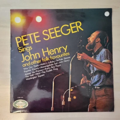 Pete Seeger - 12" Vinyl - Pete Seeger Sings John Henry And Other Folk Favourites - Image 1 of 4