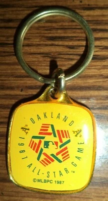 Oakland A’s 1987 All-Star Game MLB Metal Keychain - Image 1 of 2