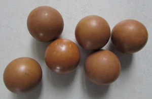 Lot de 6 anciennes boules de billard Poids de l'ensemble 642 grs - Imagen 1 de 2