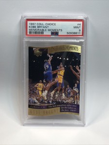 1997 Upper Deck Collector’s Choice KOBE BRYANT Memorable Moments PSA 9 (Tough)