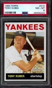 PSA 8 - 1964 Topps #415 Tony Kubek New York Yankees - Bild 1 von 4