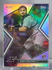 Shea Langeliers 2023 Topps Xpectations Rookie #30 Foil 66/99 RC Athletics - Imagen 1 de 2