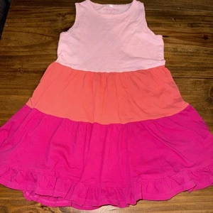 Crew cuts J crew Kids Sz 5 Sherbet Layer Knit Sundress Summer Vacation Beach - Picture 1 of 5