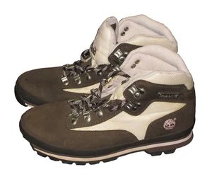 P/O Women's Timberland Size 10M Pink Logo Hiker Style Excellent Condition - Picture 1 of 11