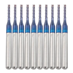 Bit Di Taglio Del Router in Carburo 10Pcs, Scanalatura Pulita, Pezzi Di Fresatur - Foto 1 di 12