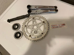 VTG 3rd Gen Profile BMX 175mm Cranks Set Survivors Patina Old School BMX - Picture 1 of 12