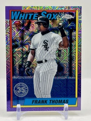 2025 Topps 铬制银装 Frank Thomas Mojo 折射器 芝加哥白袜队 — 第 1/2 张图片