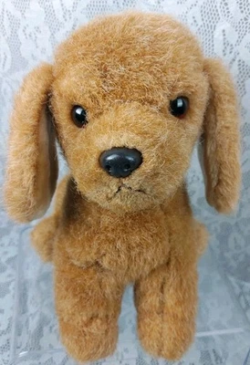 Russ Scraps Cachorro Perro Marrón Corea 11" Peluche Animal 313 Juguete De Colección Años 80 Foto 1 de 4
