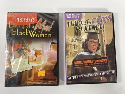 Early Tyler Perry Stage Plays DVDs Diary Of A Mad Black Woman, Madea's Reunion - Image 1 of 4