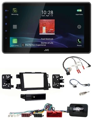 JVC DAB Lenkrad Bluetooth USB Autoradio für Mazda 6 2013-2015 schwarz - Bild 1 von 4