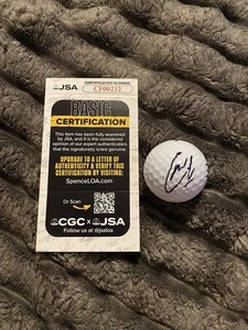 Pelota de golf firmada por Min Woo Lee 2025 Masters PGA US Open Let Him Cook JSA - Imagen 1 de 4