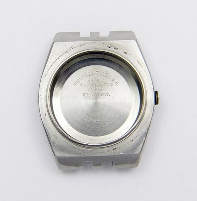 Vintage Genuine Rolex OysterQuartz 17000 B Stainless Steel Mid Case & Caseback - Image 1 of 4