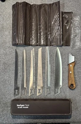 Juego de cuchillos intercambiables de colección Kershaw Kai Blade Trader 6 hojas de 9" con estuche Foto 1 de 4