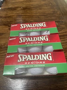 9 Spalding für Senioren Golfbälle. 3 Ärmel. Neu - Bild 1 von 3