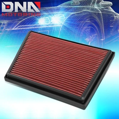 FOR 2014-2019 BMW X1 X2 MINI COOPER RED HI-FLOW ENGINE DROP-IN AIR FILTER PANEL - Image 1 of 4