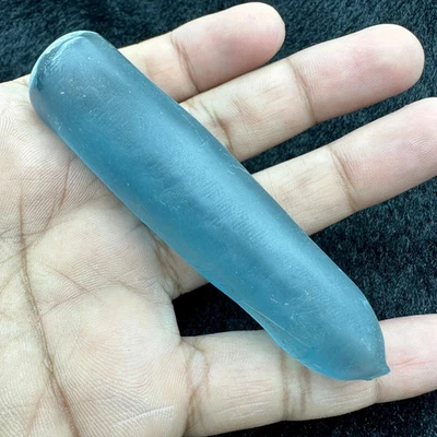 LAB CREATED 91.11 GRAM SANTA MARIA AQUAMARINE SPINEL #106 ROUGH GEMSTONE - Image 1 of 2