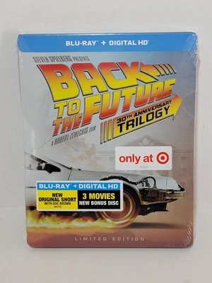 Back To The Future Blu Ray Steelbook- 30th Anniversary Complete Trilogy Sealed - Image 1 of 2