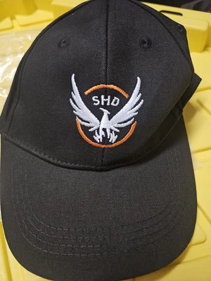 育碧 Ubi SHD 凤凰鸟翅膀平沿帽棒球帽黑色白色 — 第 1/2 张图片