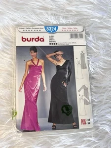 Burda 8324 Schnittmuster Kleid Abendkleid Robe Festlich Pattern Nähen DIY - Bild 1 von 6